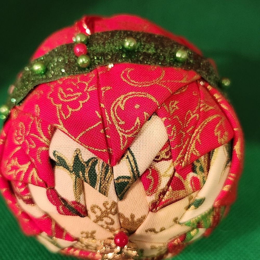 Handmade Quilted Christmas Ornament - Picture 3 of 6